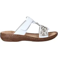 Rieker V2864 Slippers | Maat 38 Dames Wit