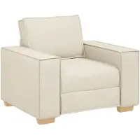 vidaXL Sofa Stoel Linnen 100x78x84 cm