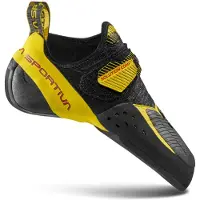 La Sportiva - Klimschoenen - Solution Comp Black/Yellow voor Heren - Maat 41 - Zwart