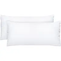 Komfortec Hoofdkussen 40x80 cm (2 stuks set), Hotelkwaliteit Slaapkussen, Hoofdkussen Slaapkamer, Wasbaar, Ergonomisch (Wit)