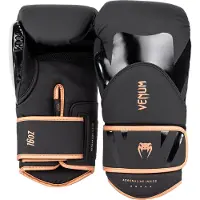 Venum - BOKSHANDSCHOENEN - Challenger 4.0 - Black/Bronze - 1OZ