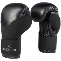 Reeva Bokshandschoenen - Leer - Zwart - 10 oz