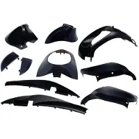 Edge Plaatset 10-delig voor sym mio - zwart metallic