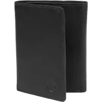 Lucleon Montreal Maple Zwarte RFID Leren Portemonnee