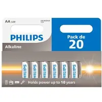 Philips Set van 20 AA LR6-batterijen 1 pak van 10+10