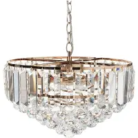 Beliani ACHEIRO - Kroonluchter - Goud - 49 cm - Kristal