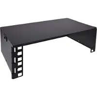 InLine Muurbeugel voor 10 inch componenten | 15,2 cm diep | max. 10 kg | 2U | zwart