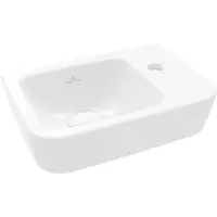 Villeroy & Boch o.novo fontein compact 36x25x14.5 cm zonder overloop white alpine