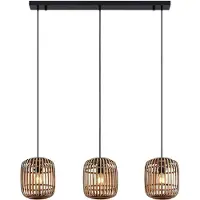 LINDBY Hanglampe , Canyana, dimbare, Hout, Woonkamer, Hout, Landhuis / Rustiek