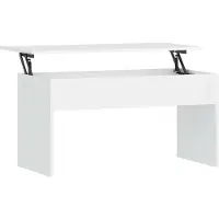 vidaXL Salontafel 102x50,5x52,5 cm bewerkt hout wit