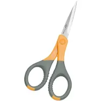 Wedo schaar TITAN plus, puntig, lengte: 155 mm, grijs/geel