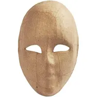 Creativ Company Creotime Gezichtsbedekkend Masker 23 X 16 Cm Papier-maché