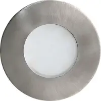 Eglo 94092 Margo Inbouwarmatuur Aluminium RVS/Glas Satijn Wit - 1 x GU10 4,5W