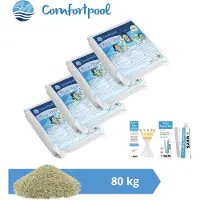 Pool Improve Comfortpool glasparelfilters - Geschikt voor zandfilters - 80 kg & WAYS borstel