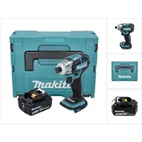 Makita DTS 141 T1J accuschroevendraaier 18 V 40 Nm 1/4" borstelloos + 1x oplaadbare accu 5.0 Ah + Makpac - zonder oplader