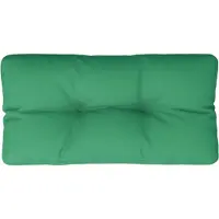 vidaXL Palletkussen 70x40x12 cm stof groen