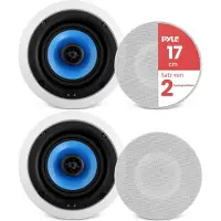 Pyle Luidsprekers –Plafondluidsprekers- Wandluidsprekers – Set van 2 Luidsprekersysteem - 2- weg Speakers- Inbouwluidsprekers voor Thuis - Plafondspeakers - 250 Watt