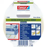 TESA EXTRA STRONG 51960-00000-11 Bevestigingstape Professional Doorschijnend (l x b) 10 m x 50 mm 1 stuk(s)