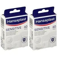 Hansaplast Sensitive Pleisters 2x40 St Pleister