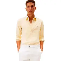 Tommy Hilfiger Solid Heritage Oxford Rf Overhemd Met Lange Mouwen