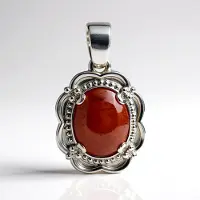 Cavill - Zilveren Hanger - 925 Sterling Zilver - 1 59 ct Ovale Roze Thuliet - 0 024 ct Cambodjaanse Zirkon - Handgemaakt Elegant
