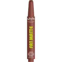 Nyx Professional Make Up Fat Matte Lipstick - Comfortabele matte finish - Niet-uitdrogend gevoel - Toasty Taupe - 3.5g