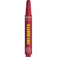 Nyx Professional Make Up Fat Matte Lipstick - Comfortabele matte finish - Niet-uitdrogend gevoel - Plushin Plum - 3.5g
