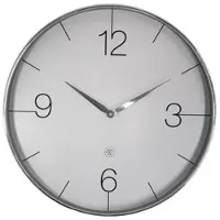 Nextime nXt Finesse Large – Wandklok – 51 cm – Plastic – Chroom/Groen – Stil