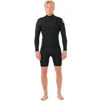 Rip Curl Dawn Patrol Spring 2/2 Mm Shorty Met Lange Mouwen En Rits Aan De Voorkant Voor Dames
