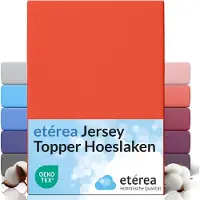 Etérea Himmlische Qualität etérea Topper Jersey Hoeslaken 140x200 - 160x200 cm Oekotex Made in Green - 100% katoen - Aarde