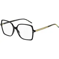 HUGO BOSS BOSS 1587 55/15/140 Zwarte kristallen Acetaat monturen VROUW BOSS 1587