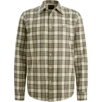 PME Legend Overhemd 'Shirt with check pattern' beige