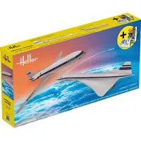 Heller Modelbouwpakket Militaire voertuigen - 50333 Caravelle and Concorde Planes Plastic - 1:100 - Modelbouw