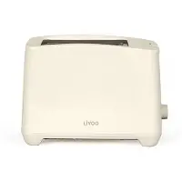 Livoo 2-slot Broodrooster - - DOD162C - 750 W - Verstelbare thermostaat: 7 niveaus - Gebroken wit