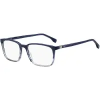 HUGO BOSS BOSS 1436 55/16/145 Blauw hoorn grijze Acetaat monturen MAN BOSS 1436