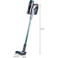 Domo DO252SV Steelstofzuiger SmartSense - Stofzuiger Zonder Zak Draadloos - Kruimelzuiger - BLDC motor - 30kPa Power