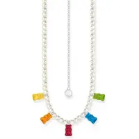 Thomas Sabo - KE2208-052-7-L50V - Ketting - 925 zilver - Dames - Goldbär veelkleurig - 42+8cm