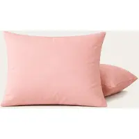 HappyBed Premium Vintage pink kussensloop set 2 stuks - 60x70 cm - 100% Katoen - Kussensloop met hotelsluiting - Ultieme slaapcomfort