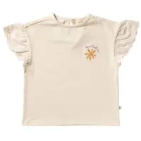 Your Wishes Meisjes Tops & T-shirts Broderie Wide Shirt - Ecru - Maat 116