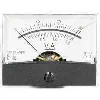 Voltcraft AM-60X46/30V/1,5A/DC Inbouwmeetinstrument AM-60X46/30V/1,5A/DC 30 V/1,5 A, roterende spoel