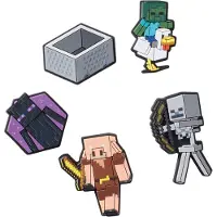 Crocs Jibbitz Minecraft 5-pack Maat 1