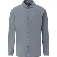 Profuomo Overhemd blauw corduroy