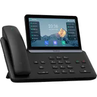 Yealink 7" 1024 x 600, 16 VoIP, 2x Gigabit Ethernet, 2 x RJ9, USB-A, USB-C, PoE 802.3af, Wi-Fi 2.4/5 GHz, BT5.0, Android 13