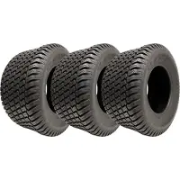 Parnells 20x10.00-10 Lawnmower Tyres 4-ply Multi Turf Grass P332 Road Legal (Set of 3)