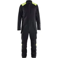 Blakläder 6077-1512 Multinorm Overall inherent Zwart/High Vis Geel maat D96 heren