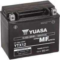 Yuasa AGM YTX12 / 102565 accu (12V, 10Ah, 180A)