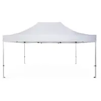 Oviala - Opvouwbare tent 3x45m 300g/m² 40MM wit - PRO 40