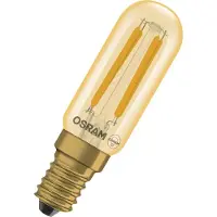 Osram Vintage 1906 LED Special Shapes E14 Tubular Amber 4.8W 470lm - 822 Zeer Warm Wit | Dimbaar - Vervangt 40W