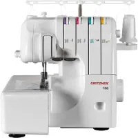 Gritzner Naaimachine - - 788 - Tweelingnaaldlockmachine - Krachtige motor 135 W - Inclusief accessoires