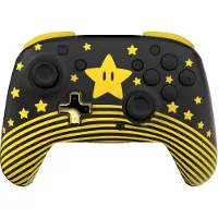 Turtle Beach Manette sans fil Rematch : Super Mario Star pour Nintendo Switch, Nintendo Switch Lite et Nintendo Switch modèle OLED